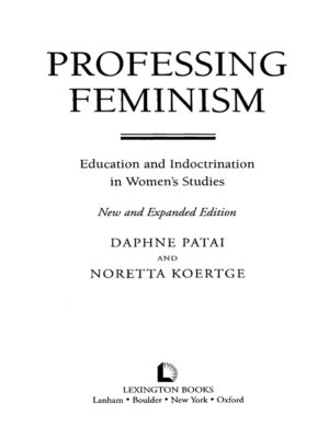 cover image of Professing Feminism